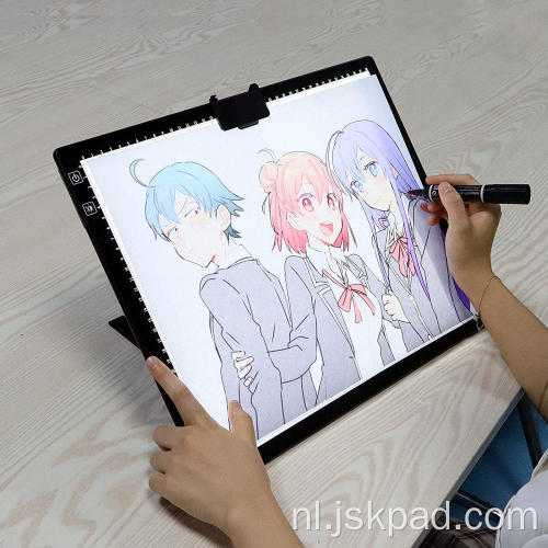 A3 draadloze batterij lichtpad LED-tracing tablet